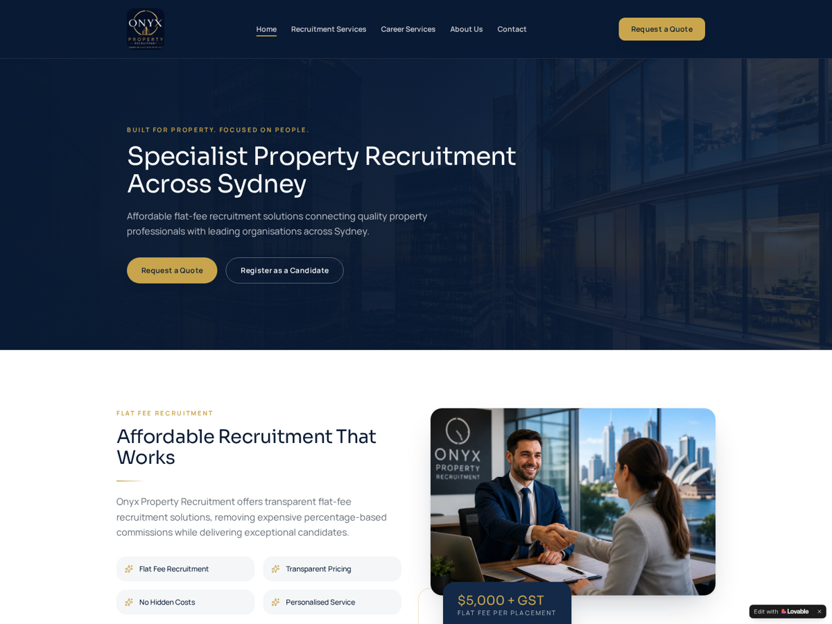 Onyx Property Recruitment
